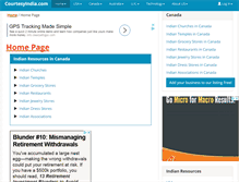 Tablet Screenshot of courtesyindia.com